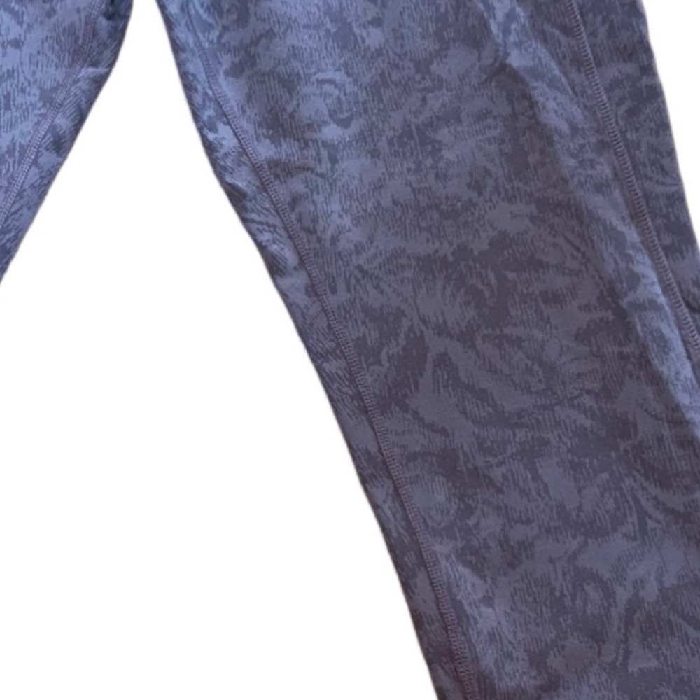 Tuff Athletics Women’s Mauve Heather Floral Pattern Leggings - Size XXL - Picture 2 of 10